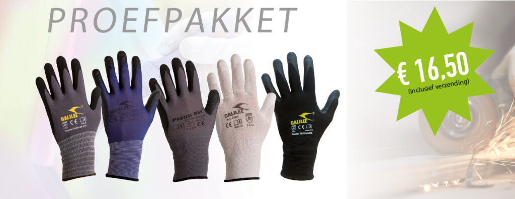 Werkhandschoenen - proefpakket