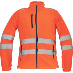 Almeria Hi-Vis fleece jas - Oranje