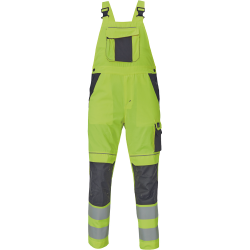 Max Vivo Hi-Vis bretelbroek - Geel