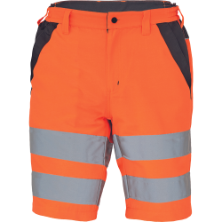Max Vivo Hi-Vis korte werkbroek - Oranje