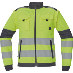 Max Vivo Hi-Vis werkjas - Geel