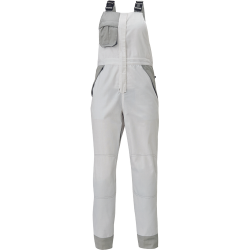 Montrose Lady bretelbroek - Wit-Grijs