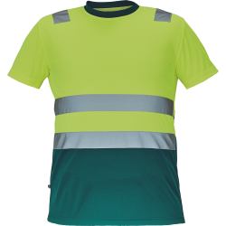 Monzon Hi-Vis t-shirt Geel/Groen
