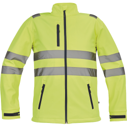 Murcia Hi-Vis softshell jas - Geel