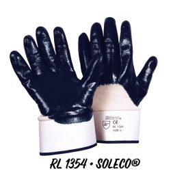 Nitril-Handschoen Blauw met manchet